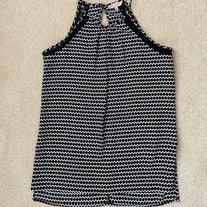 Black and white cami